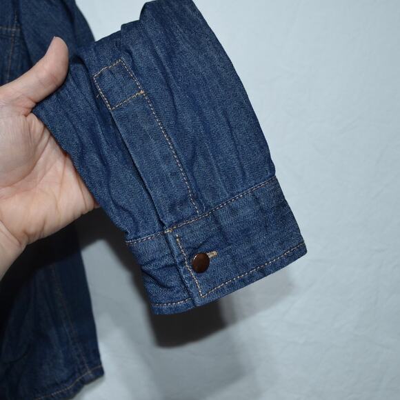 Piombo Woman's Utility Denim Jacket Check Exact Measurements for Correct size - Picture 6 of 14